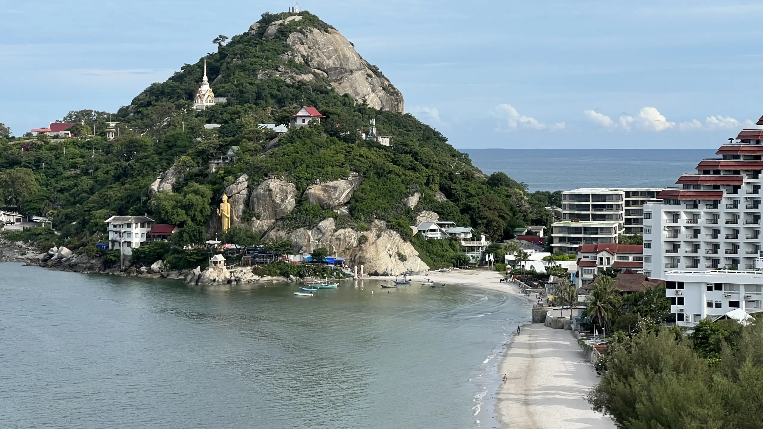 Daytime view of Monkey Mountain and the bay from the condo